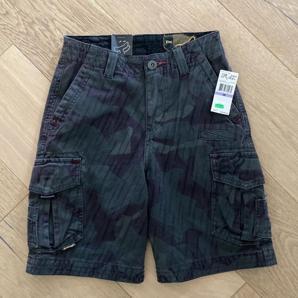 COPY - Fox Racing  Slambozo Cargo Short Black Camo